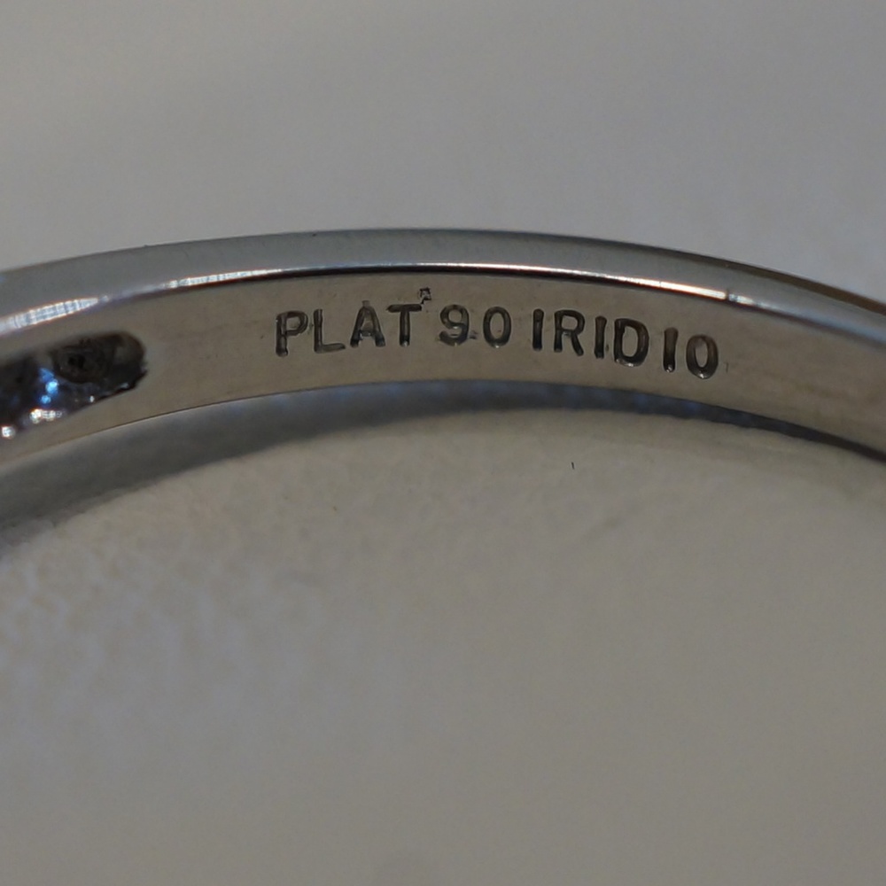 Platinum Genuine Ruby & Diamond Ring - image 5